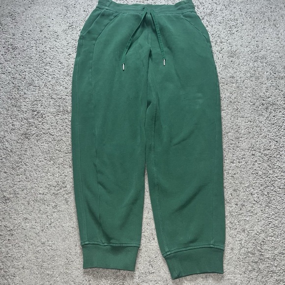 Lululemon Scuba High Rise Joggers Green Jasper Sweatpants Size 6 - Picture 1 of 7
